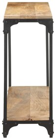 Mesa consola 110x30x75 cm madeira de mangueira maciça