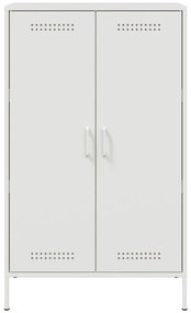 Aparador alto 68x39x113 cm aço branco