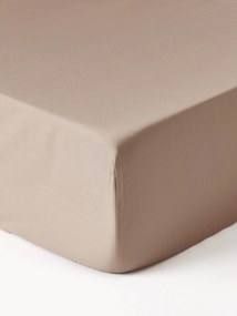 Lençol elástico em cetim de algodão Premium