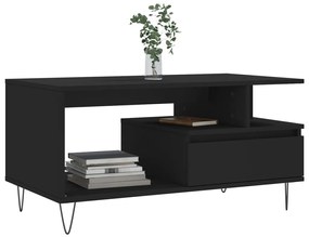 Mesa de centro 90x49x45 cm derivados de madeira preto