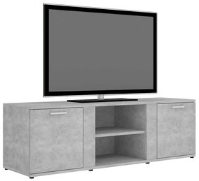 Móvel de TV 120x34x37 cm derivados de madeira cinzento cimento