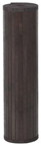 Tapete retangular 60x500 cm bambu castanho-escuro