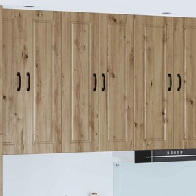 vidaXL Armário de Cozinha Carvalho Artesanal 60 x 31 x 100 cm