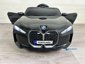 Carro elétrico para crianças BMW I4 12V 2.4G, Rodas borracha Preto
