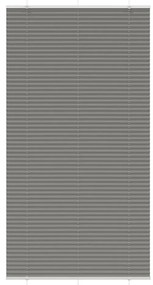 Antracite Plissada Cega 110x200 cm Largura Tecido 109,4 cm