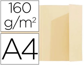 Classificador Exacompta Din A4 Creme 160 gr com Aba Interior