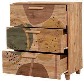 Cômoda Leva Gravis – Pinho Atlântico – 80x95x43 cm
