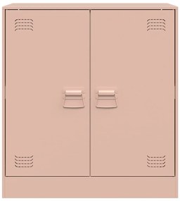 Aparador 67x39x73 cm aço rosa