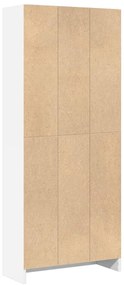 Estante 60x24x143 cm derivados de madeira branco