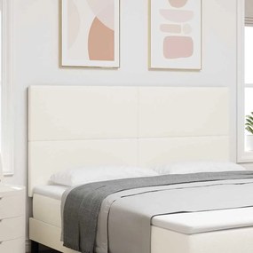 Cabeceira vidaXL Design Liso Creme 180 cm Tecido de Corduroy