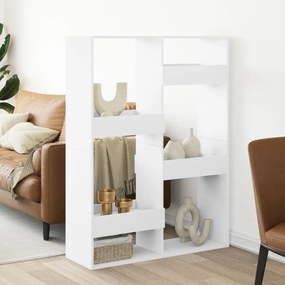 vidaXL Divisória 100x33x135 cm derivados de madeira branco