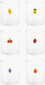Copos em vidro borossilicato Miniature Decorations, conjunto de 6
