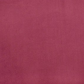 Poltrona Cinha - Cor Vermelho Escuro - 78x77x80 cm - Em Veludo e Estru