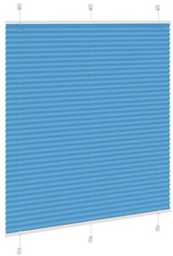 Plissado Cego Azul 120x150 cm Largura Tecido 119,4 cm Poliéster