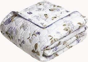Colcha em cetim de algodão Hortensia
