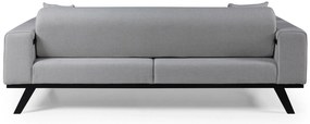 Sofá-Cama de 3 Lugares Leon – Cinzento Claro – 222 cm x 92 cm x 77 cm