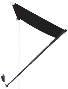 Toldo retrátil com LED 350x150 cm antracite