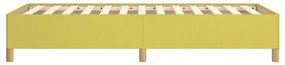 Estrutura de cama sem colchão 100x200 cm tecido verde
