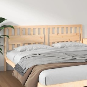 Cabeceira de cama 205,5x4x100 cm madeira de pinho maciça