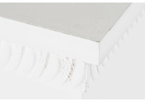 Frente de lareira DKD Home Decor 110 x 23 x 110 cm Abeto Madeira Alumínio