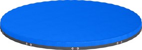 Outsunny Capa para Piscina Redonda 550 cm Anti-Pó e Impermeável com Corda para Piscinas Acima do Solo de 520-530 cm, Azul | Aosom Portugal