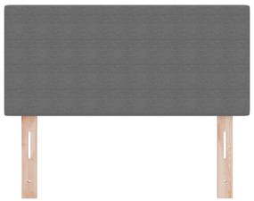 Cabeceira vidaXL Design Simples Cinza Claro 100 cm Tecido Corda