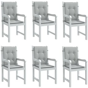 Almofadões lombares cadeiras 6pcs 100x50x4 cm mesclado tecido