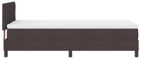 Cama Box com Colchão Castanha 100x200 cm Tecido
