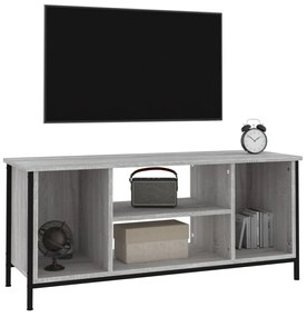 Móvel de TV 102x35x45 cm derivados de madeira cinzento sonoma