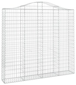 Cestos gabião arqueados 11pcs 200x30x180/200 ferro galvanizado