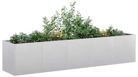 Planter 200x40x40 cm aço galvanizado