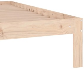 Estrutura cama pequena solteiro 75x190 cm madeira maciça