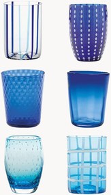 Copos artesanais Melting Pot, conjunto de 6