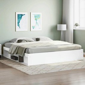 vidaXL Estrutura de cama 200x200 cm branco