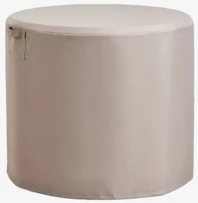 Capa Protetora Para Mesa De Jardim Redonda Otley Tapioca Bege & Ø105 Cm - Sklum