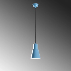 Candeeiro de Teto Konikkem – Azul Claro – Ø14 h:20 cm