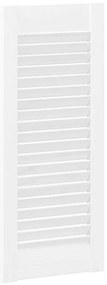 Portas de armário 2 pcs design de persiana 69x29,5 cm branco