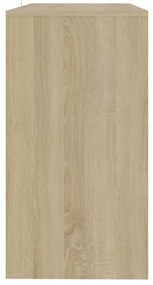Mesa consola 89x41x76,5 cm derivados de madeira carvalho sonoma