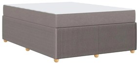 Estrutura da Cama Cinzento-acastanhado 140 x 200 cm tecido