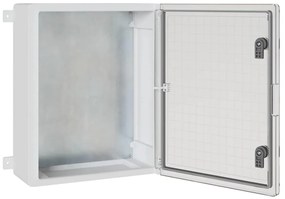 Armário de Controle IP65 À Prova d'Água Cinza 40x17,5x50 cm Plástico A