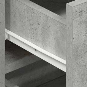 Aparador vidaXL Cinza Concreto Madeira Engenheirada 120 x 36 x 69 cm
