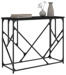 Mesa consola 100x40x80 cm derivados de madeira preto