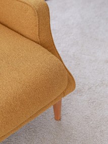 Cadeira Wing Klam – Mostarda – 78x94x70 cm