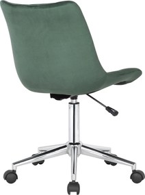 Cadeira de Escritório Medford Velvet Verde