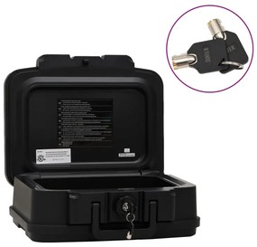 Cofre 38x32,5x16,5 cm preto