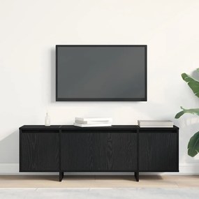 Móvel para TV vidaXL Preto Carvalho 120x30x40,5 cm Madeira engenheirad