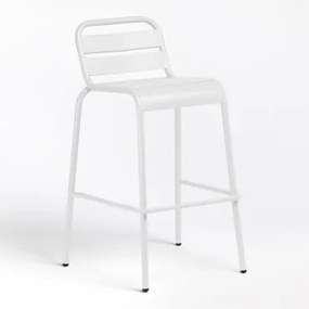 Banqueta Alta Empilhável Para Exterior Janti 75 Cm Branco - Sklum