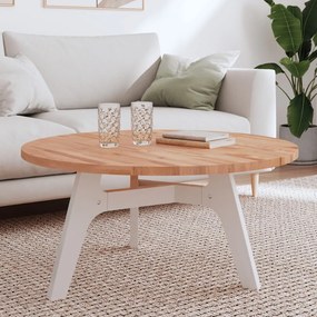 vidaXL Tampo de mesa redondo Ø90x2,5 cm madeira de faia maciça