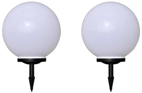vidaXL Candeeiros de exterior 2 pcs LED 40 cm com estacas de enterrar
