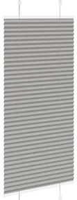 Antracite Plissada Cega 65x150 cm Largura Tecido 64,4 cm